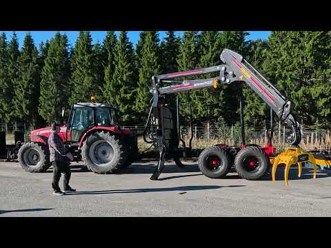 Andreas hämtar ny Mowi 1450 WD med P81DT på fabriken i Bäckefors
