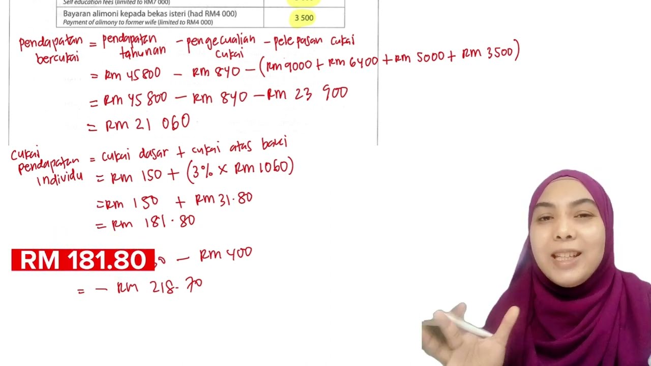 Matematik Tingkatan 5 | Cukai pendapatan