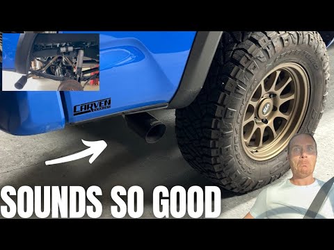 I Installed The Carven Exhaust On My Tacoma!!