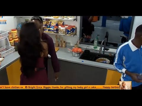 Topher and Anita share a mini-kiss #BBNaija