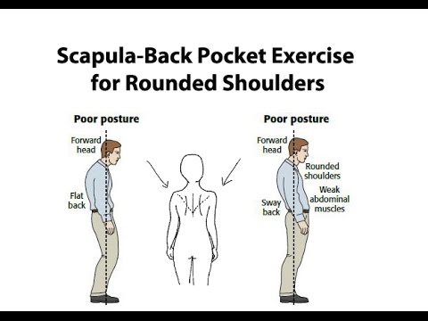 Scapula-Back Pocket Exercise for Rounded Shoulders - Dr Mandell