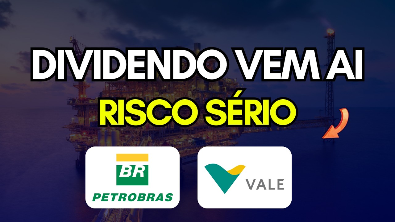 Bomba e Dividendos Fortes Vem ai: Vale (vale3) e Petrobras (petr4). Se Prepare
