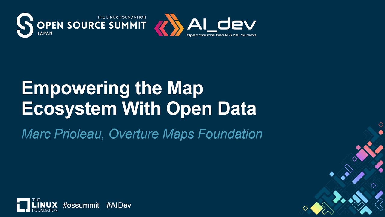 Marc Prioleau, Overture Maps Foundation - YouTube