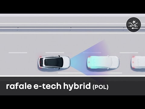 aktywny system awaryjnego hamowania - Rafale E-Tech Full hybrid - Renault