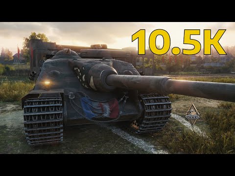 AMX 50 Foch B • 10.5K Damage - OP tank in action • WoT Gameplay