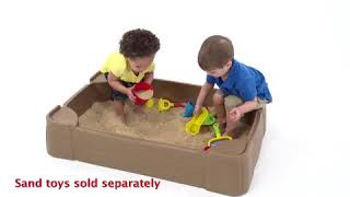 Bac à sable à couvercle Step2