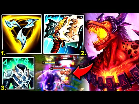 NASUS TOP IS PERFECT TO 100% ERASE EVERYONE (AND CARRY 1V5 👌) - S13 Nasus TOP Gameplay Guide