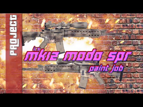 ICS MK12 SPR build Paintjob