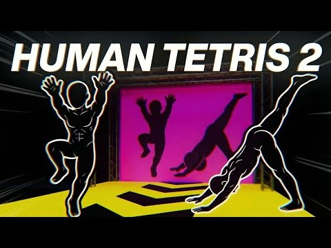 HUMAN TETRIS CO-OP | High Quality Immersive Interactive Warm Up | Viral Interactive Game | FULL