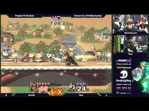 S@X Monthly 8/30 - Project M Loser's Bracket - Flex vs SonED