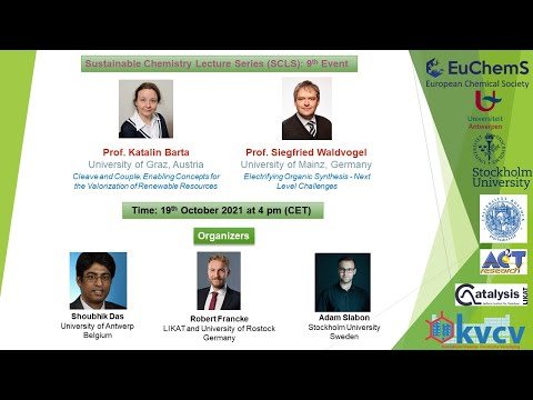 2021-10-19 Sustainable Chemistry Lectures