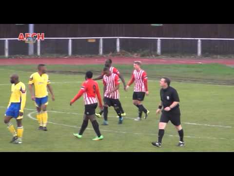 AFC Hornchurch 4 Haringey Borough 1 (28 Nov 15) - Second Purcell goal