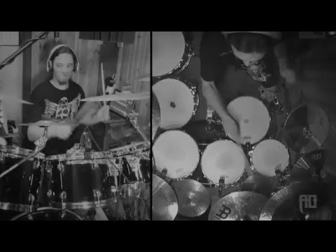 Romain Goulon recording drums for After Oblivion