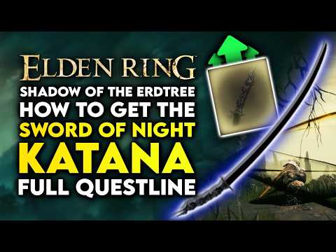 Elden Ring Shadow Of The Erdtree - How To Get Sword Of Night KATANA | Full Ymir & Jolán Questline