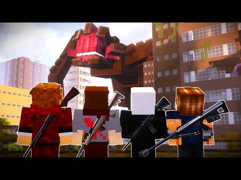 4 Idiots Hunt Down The DEATH ANGELS In Minecraft... [FULL MOVIE]