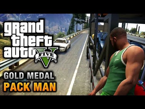 GTA 5 - Mission #58 - Pack Man [100% Gold Medal Walkthrough]