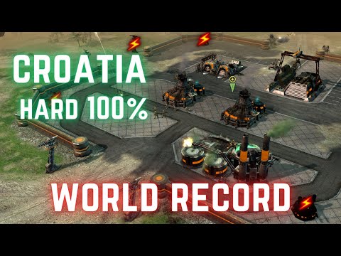 C&C3 Tiberium Wars Croatia [Hard, 100%] WORLD RECORD