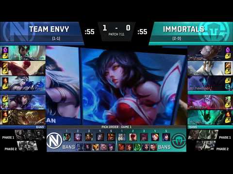 Immortals vs Team Envy (Game 1 Highlights W2D1) NA LCS Summer Split 2017
