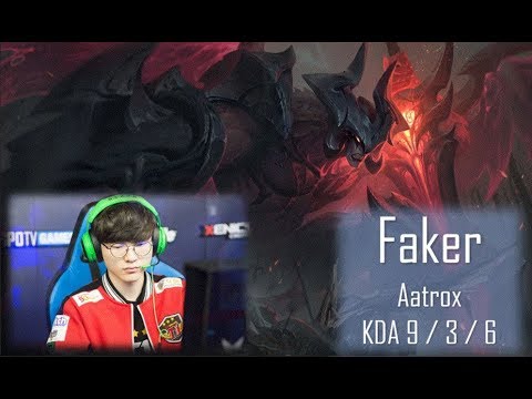 SKT T1 Faker - Aatrox Mid Lane : Aatrox Highlights (vs Nagne, Riris ; with Smeb,Sangyoon)
