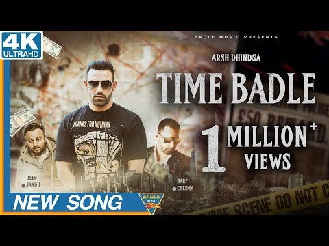 Poster time badle lyrics – arsh dhindsa, deep jandu | harf cheema