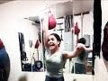 13 years old girl jerks 32 kg kettlebell / Девочка 13 лет ...