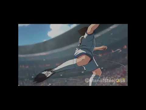 rising sun captain tsubasa and Michael ☠️💀 #captaintsubasa #anime