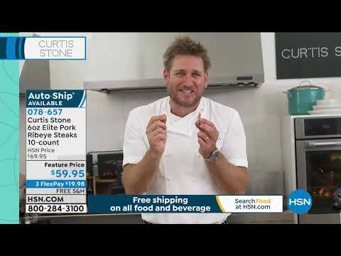 Curtis Stone 6 oz. Elite Pork Ribeye Steaks 10count
