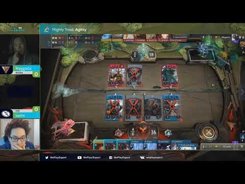 MaggoGx vs swim (Semifinals) | Artifact Mighty Triad: Agility