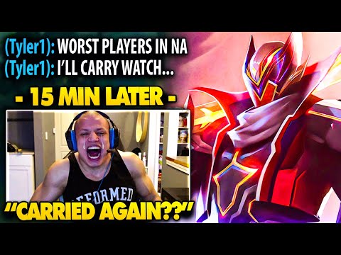 Tyler1 Called The Enemies Trash But I Had To Carry Him AGAIN!