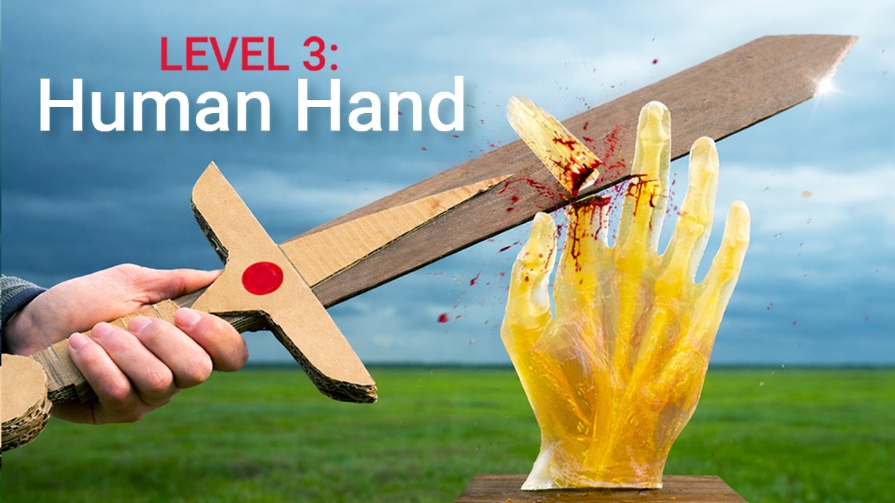 I Made a Cardboard Sword that Cuts Through Anything