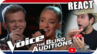The Voice 2018 - Blind Audition - Britton Buchanan &amp; Brynn Cartelli