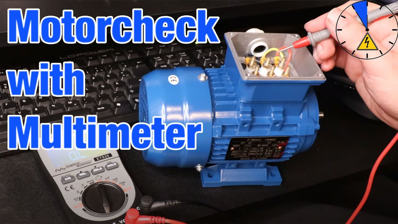 3 Steps - How to check a motor only with a multimeter?