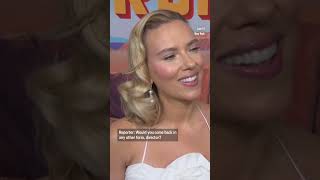 Scarlett Johansson talks about the future of her role as Black Widow in the Marvel universe. #shorts