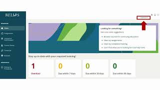 Enrolling in Relias Learning Courses
