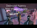Fortnite Destroyed agency battle royal map