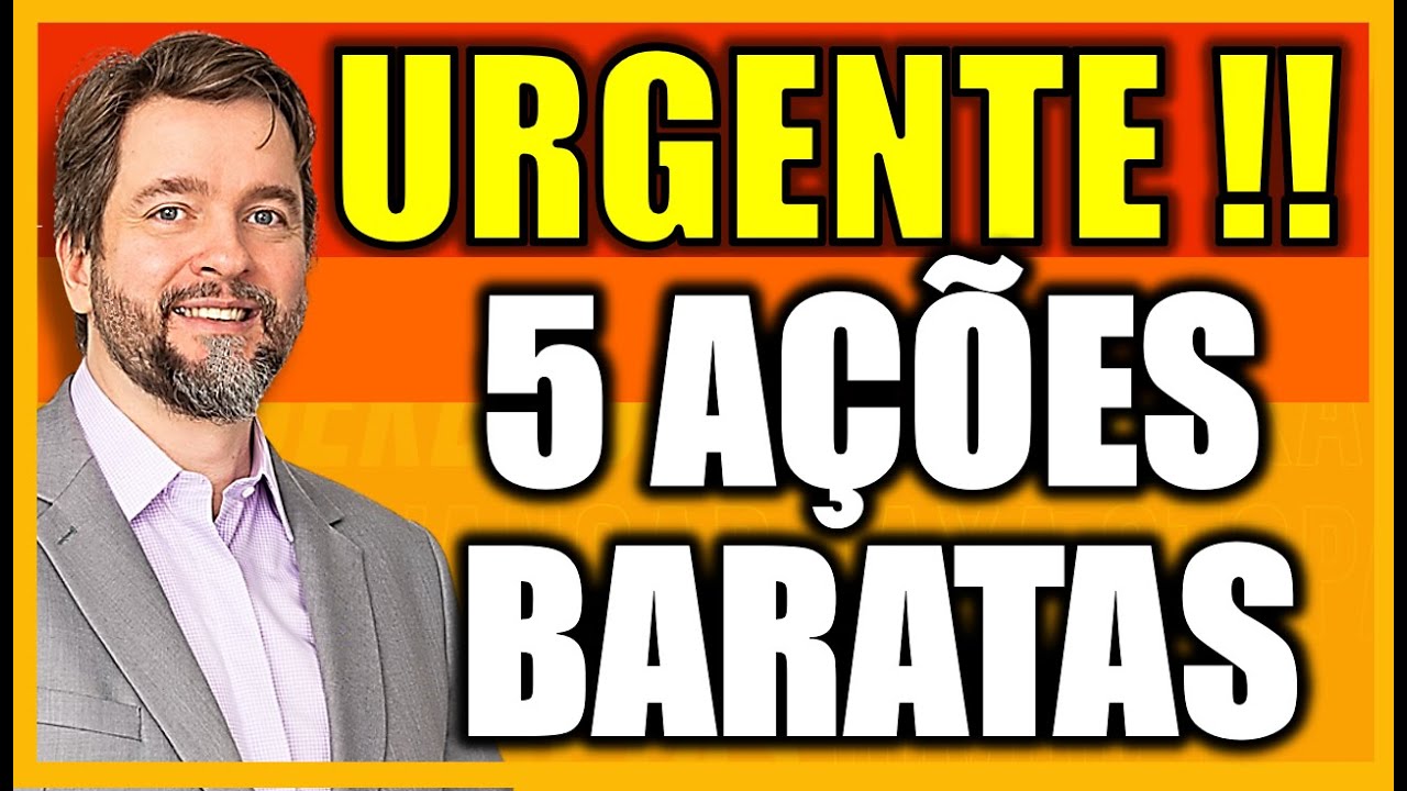 ATENÇÃO 5 AÇÕES COM PREÇOS MUITO BARATOS - MAIS BARATOS DO QUE EM 2020 (2024)