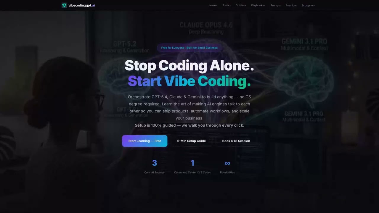 Build a Website With AI in 30 Seconds | VibeCodingGPT