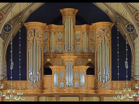 Fuga sopra il Magnificat, by Bach, played by Dale Carr in Örgryte nya Kyrkan, Göteborg, in Dec. 2000