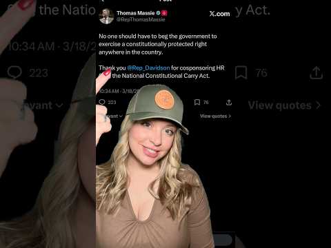 Momentum Is Building! Could National Constitutional Carry Be On The Horizon?!? #shorts #2ndamendment Thumbnail