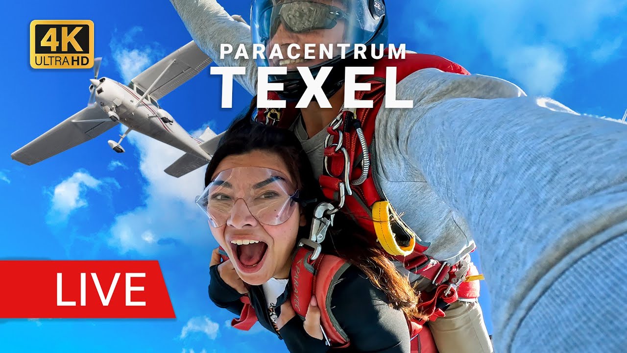 Live webcam view of Texel Airport Runway & Skydive Cam