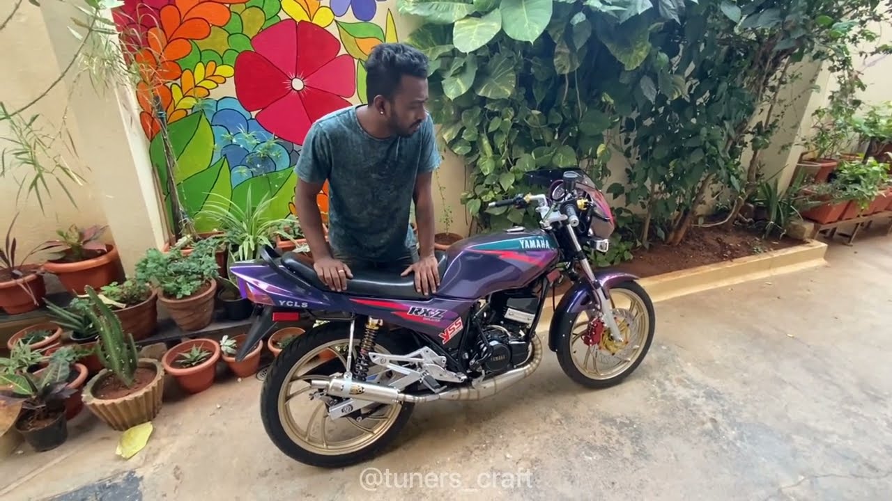 Yamaha RxZ6speed/japnese 2stroke bike Fully Restored By Tuners_craft