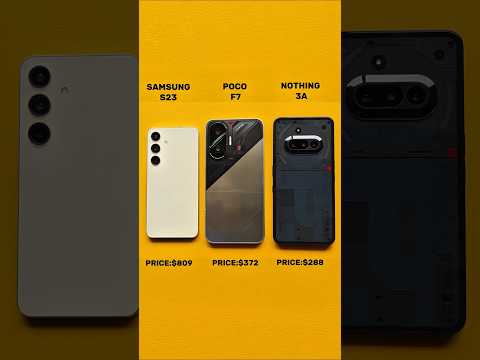 Nothing Phone 3A vs Poco F7 vs Samsung S23 – Speed Test SHOWDOWN!🔥