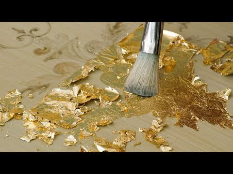 DIY Gold leaf upcycle tutorial | from cheap to chic