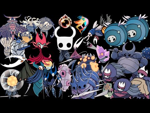 Hollow Knight - Hall of Gods - All Bosses (Attuned)