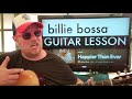 How To Play Billie Bossa Nova Guitar Billie Eilish // easy guitar tutorial beginner lesson chords