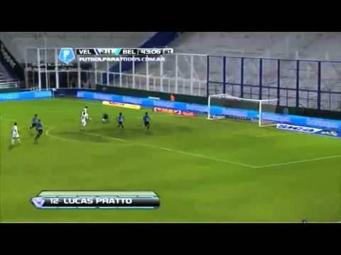 Gol de Pratto  Vélez 3 Belgrano 1  Fecha 7  Torneo Final 2014