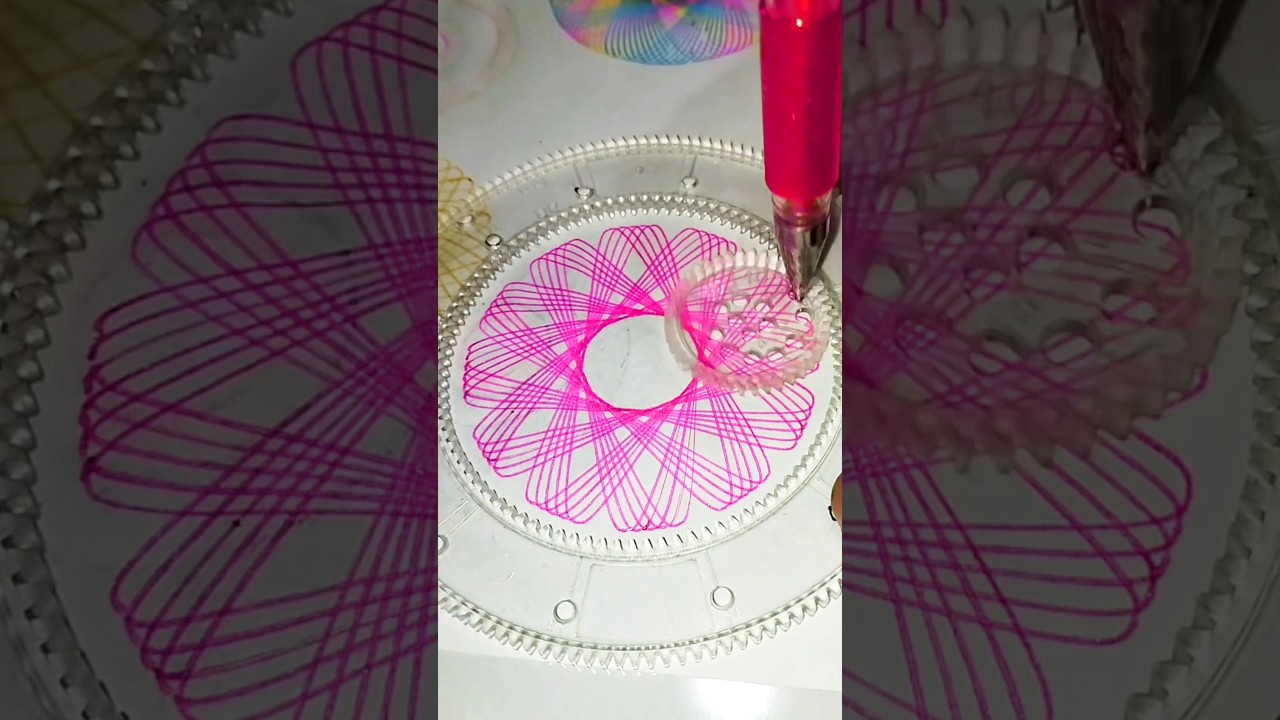 Relaxing Spirograph ASMR | Calming Sounds and Satisfying Spiro Design #ASMRRelax #SpiroDesign 9a