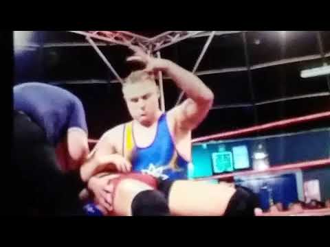 WRESTLING DOUBLE GRAB, THEN BITE