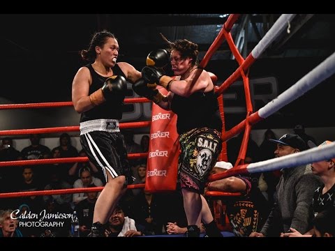 Full Fight - Cheyenne Whaanga (Auckland) vs Sarah Long (Auckland) @ ABA Stadium Sep 2016