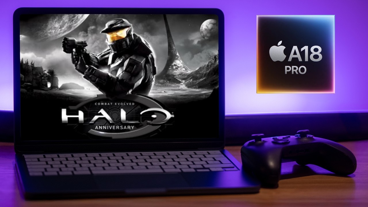 Halo: Combat Evolved Anniversary &mdash; MacBook Neo (A18 Pro) FPS Performance Test - YouTube